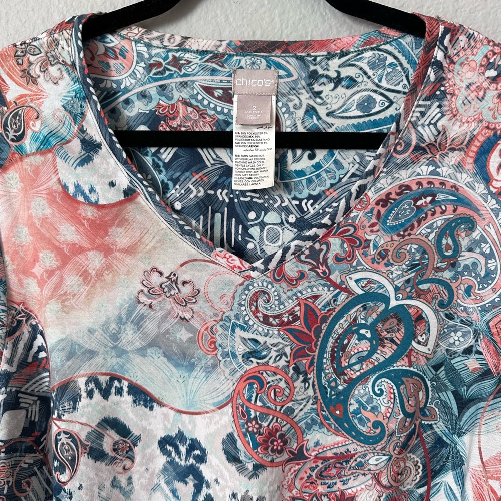 Chico’s Drop-Shoulder Tunic - Picture 4 of 7
